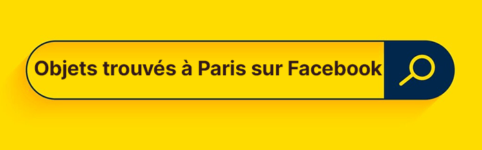 Objets trouvés à Paris sur Facebook